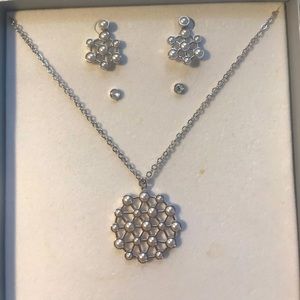 Swarovski Brand new necklace and earrings set